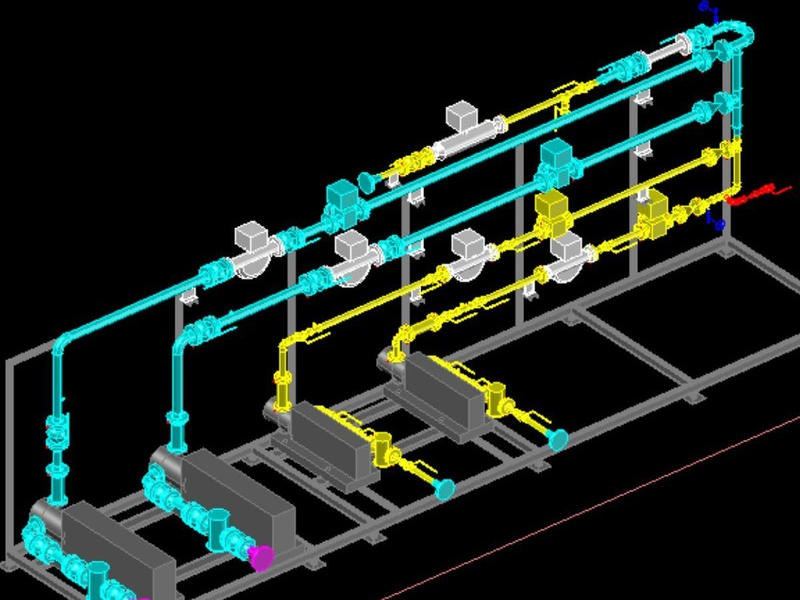 Remote Offsite Fuel Blending: Our team provided engineering and design support for the development of a skid-based process system serving as the defined battery limit for the facility during the FEL3 phase.